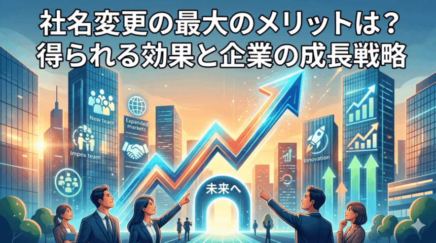 社名変更の最大のメリット